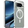 OLPAY Custodia morbida in cristallo magnetico sottile trasparente TPU per Google Pixel 8 9 10 Pro XL 10Pro 9Pro 8Pro 9A 8A Magsafe Cover trasparente per telefono
