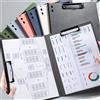 NONE Buste per documenti A4 Cartella con pulsante di blocco Design Capacità maggiore Borsa per organizer per file A4 Porta documenti impermeabile