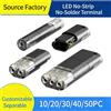 NONE Connettore Elettrico Impermeabile 1/2/3 Pin per Automobili - Striscia di Terminali Sigillata e Anti Polvere Connessione Cavo Elettrico AutoConnettore 1 Pin Auto Terminale 2 Pin Impermeabile Connettore