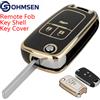 NONE Guscio per chiave a scatto OHMSEN con telecomando a 3 pulsanti 433MHz per Vauxhall Opel Astra J GTC Insignia Cascada Chevrolet Cruze Captiva Orlando