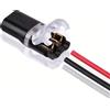 NONE Connettore Elettrico Impermeabile 1/2/3 Pin per Automobili - Striscia di Terminali Sigillata e Anti Polvere Connessione Cavo Elettrico AutoConnettore 1 Pin Auto Terminale 2 Pin Impermeabile Connettore