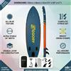 EGGORY Tavola da Stand Up Paddle Gonfiabile Extra Larga 11FT 34'' in PVC a Doppio Strato, Set Completo 5 Pezzi, Tavola SUP All-Around per Surf