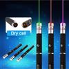 YTYIN Mini Puntatore Laser LED Portatile Verde e Rosso Senza Batterie, Torcia LED Penna Laser Giocattolo Interattivo per Gatti