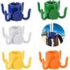 NONE Ganci portatili per ombrelloni da spiaggia, versatili e salvaspazio, gancio a quattro angoli, utili accessori per ombrelloni resistenti all'usura