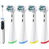 NONE 4 8 12 Pezzi Testine di Ricambio Rotanti Cross Clean Compatibili con Spazzolini Elettrici Oral B iO 2 3 4 5 6 7 7G 8 9 10