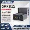 NONE GMKtec K12 Mini PC AMD Ryzen AI 7 H 255 DDR5 5600MHz Triple M.2 PCIe 4.0 SSD OCuLink Dual 2.5GbE LAN WiFi 6 Bluetooth 5.2 Computer Desktop da Gaming