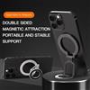 sindvor Supporto Magnetico Bifacciale per Telefono MagSafe, Anello Porta Telefono con Supporto e Impugnatura Magnetica per iPhone 16 15 14 Pro Max, Supporto per Auto