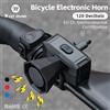 NONE WEST BIKING Campanello Elettrico per Bicicletta 120DB, 5 Modalità, Ricaricabile, Impermeabile, Accessorio per Bici da Strada e MTB