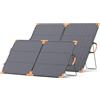 MHPOWOS 100/200W Pannelli solari bifacciali Pannello di ricarica solare portatile a celle Kit completo Stazione di alimentazione da campeggio per turismo all'aperto