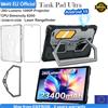 8849 Tank Pad Ultra Unihertz Tablet Robusto con Proiettore 260 Lumen 1080P 23400mAh 5G Android 15 Wifi Telemetro Laser 32+512GB Dimensity 8200 Telefono Tablet Intelligente Dual SIM