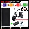 Ddadache Batteria agli ioni di litio per moto elettrica 60V 40Ah 2000W per scooter elettrico Citycoco pieghevole a due ruote Harley, caricabatterie gratuito