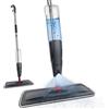 NONE Mop con spruzzatore integrato da 700 ml, rotazione a 360 gradi, adatto a tutte le superfici dure, mop per la pulizia dei pavimenti con spray.