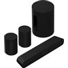 Sonos Pack Ray + 2x Era 100 + Sub mini noir - Soundbar, Dolby Atmos, AirPlay 2, Bluetooth, Wi-Fi, Subwoofer incluso, Amazon Alexa, Sonos Voice Control