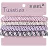 SIBEL TWISTIES ELASTCI MULTICOLORE ROSA ASSORTITI CONFEZIONE 4 PZ. - 1 Pezzo