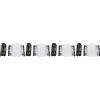 FANGO 4X per Testina di Rasoio Elettrico Omentum 11B Serie 1 110 120 130 140 150 150 S-1 130 S-1 5684 5685 Coltello Netto + Testina di Rasatura
