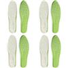 Generico 4 paia solette peluche invernali | Sottoscrizioni per scarpe comfort | Forma peluche anti-odor Sinale calda con estratto mugwort | Arch Support Accessori insole scarpe corsa per donne, uomini
