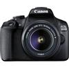 Canon EOS 2000D + Obiettivo EFS 1855mm III Fotocamera DSLR Facile da Usare co...