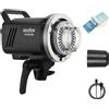 Godox MS300V Compact Studio Flash 300W GN58 5800K 2.4G, Tempo di Riciclaggio ...
