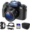 CCN Fotocamera digitale 4K, CCN 64MP Fotocamera con schermo touchscreen da 3,0", ...