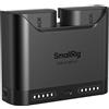 SMALLRIG LPE6P Set di batterie fotocamera per Canon, caricabatterie doppio sl...