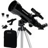 Celestron 21035 Travel Scope 70 Kit telescopio rifrattore portatile con zaino...