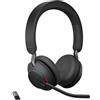 Jabra Evolve2 65 Wireless PC Headset - Noise Cancelling, Tutte le piattaforme...