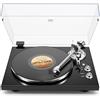 FEKTIK Giradischi Bluetooth con trasmissione a cinghia, lettore di dischi in vinile,...