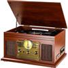 Mersoco Giradischi Vinile Bluetooth con altoparlanti stereo, Convertitore LP ...