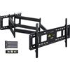 FORGING MOUNT Supporto TV Parete Doppio Braccio Lungo da 1090mm per TV 5095 P...