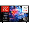 TCL 55V6C LED Direct Smart TV da 55", HDR 4K, con tecnologia Google TV Dolby ...