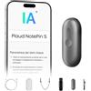 Plaud NotePin S Registratore Vocale AI Pulsante di Registrazione Tattile Audi...