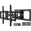 Perlegear supporto TV Parete a Movimento per TV da 42 a 90 Pollici fino a 68K...