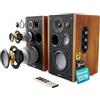 Majority 100W Casse Attive Amplificate Coppia | Casse Monitor Studio | 5.3 Bl...