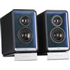 Edifier QR65 Altoparlanti per monitor attivi, 70 Watt, con effetti di luce R...