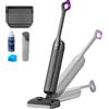 EUREKA FloorShine 460 Lavapavimenti Senza Fili, Design Piatto 180° 11,5cm, As...