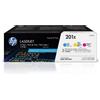 HP 201X CF253XM, Multipack da 3 Toner Originali HP da 2300 Pagine, Compatibil...