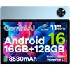 DOOGEETab U11 Android 16 Tablet 11 Pollici Gemini AI 16GB RAM +128GB ROM 2TB ...