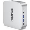 ACEMAGIC W1 Mini PC AMD Ryzen 7 H 255 8C/16T, Fino a 4,9 GHz, 16GB LPDDR5 512...