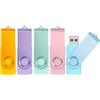 ABLAZE Chiavetta USB 128GB 5 Pezzi ABLAZE USB 3.0 PenDrive 128GB Girevole Chiavetta ...