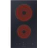 Candy Piano Cottura2 Fuochi in Vetroceramica, Pannello di Controllo Touch Cen...