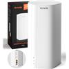 Tenda 5G06 Router 5G con SIM, WiFi 6 AX3000Mbps, modem 5G SIM con 2 slot, 2.5...