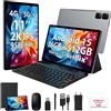 WOREGOO 11 Pollici Tablet Android 15, 4G LTE e 5G WiFi, OctaCore, 36GB RAM+51...