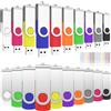 ABLAZE 50 Pezzi Pendrive 2GB ABLAZE Chiavetta USB 2.0 Girevole pennetta usb per arch...
