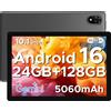 POPUX U10 Android 16 Tablet 10 Pollici, 16GB RAM+128GB ROM 2TB TF Gemini AI T...