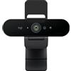 Logitech Brio 4K webcam, videochiamate, microfono cancellazione del rumore, c...