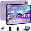 SKYEGG Tablet 10 Pollici Android 15 con Gemini AI, 22GB RAM+ 128GB ROM+2TB Esp., Wid...