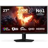 AOC G4 Q27G41ZDF Monitor PC 67,3 cm (26.5") 2560 x 1440 Pixel Quad HD QD OLED