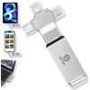 JSL JDTDC 512GB 4IN1 Chiavetta USB Per iPhone/iPad/Android/Computer Universal...