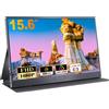CUIUIC Monitor Portatile, 15.6'' IPS FHD 1920x1080 con HDR, Sottile e Leggero...