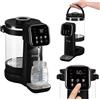 Lionelo BABYPRESTO 2.0 Preparatore Istantaneo di Latte in polvere con Temperatura Regolabile 40-100°C, Dosaggio Automatico 30-300 ml, Formula Scaldabiberon, Dispenser Acqua 3L, Declorazione, Igiene UV